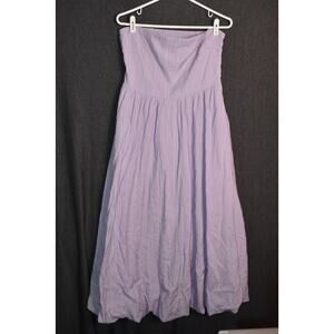 NEW ASTR The Label Women's Large Strapless Tube Dress Pale Lilac NWT